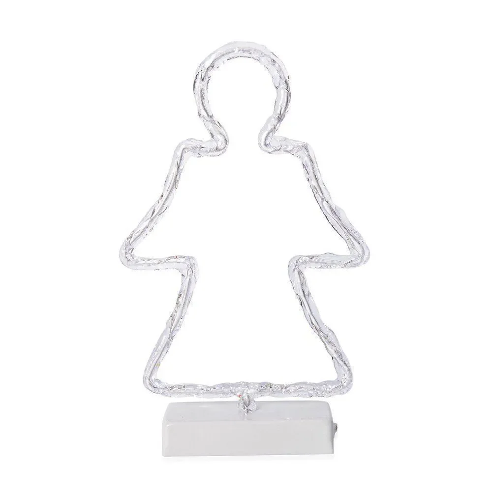 Warm White Light Angel Shape LED